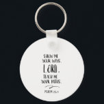 Bible verse Blue splash Tote Bag Key Ring<br><div class="desc">If you like artistic sign  with Bible quote this one tote bag is for you!</div>