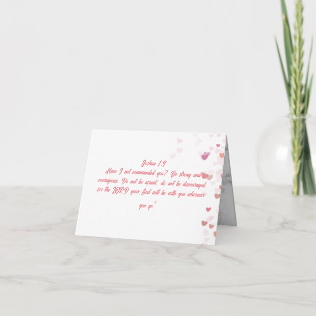 Bible verse card (Front)