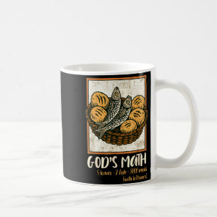 Bible Verse Christian Jesus Fishes & Loaves Go Coffee Mug