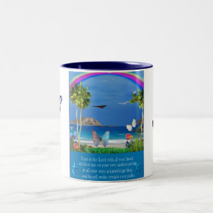 Bible Verse Christian Two-Tone Coffee Mug