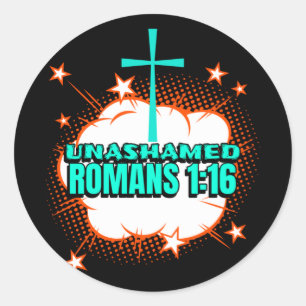 Bible Verse  Classic Round Sticker
