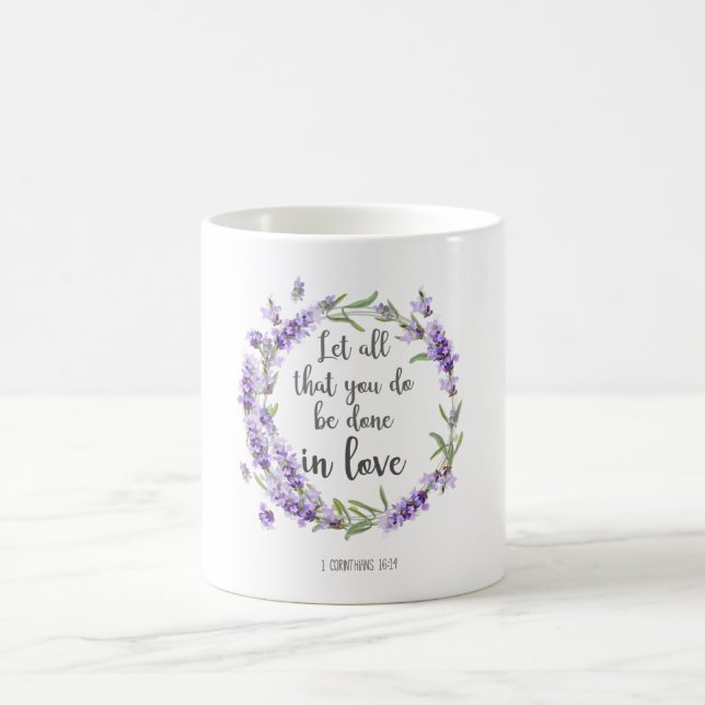 Bible Verse Coffee Mug (Center)