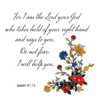 Bible Verse Coffee Mug - Isaiah 41:13