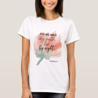 Bible verse Corinthians Floral scripture T-Shirt