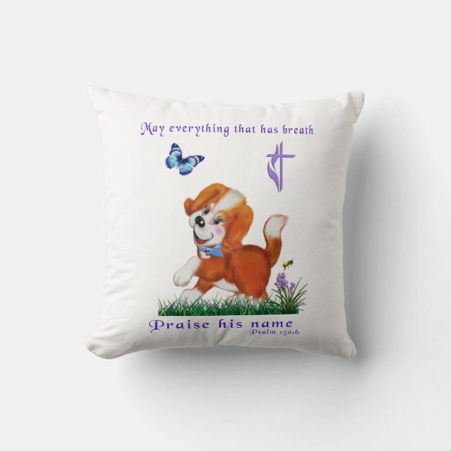 Bible verse cushion (Front)