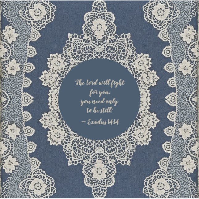Bible Verse Custom-Cut Vinyl Sticker (Front)