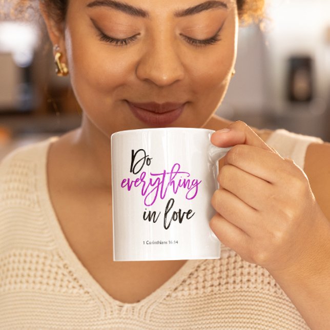 Bible verse Do everything in Love Coffee Mug (Creator Uploaded)
