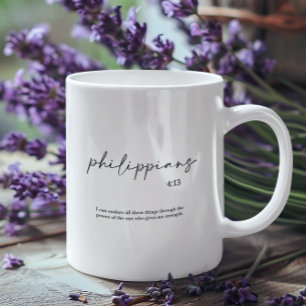 Bible Verse Elegant Coffee Mug
