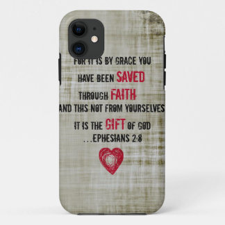 Bible Verse Ephesians 2:8 Case-Mate iPhone Case