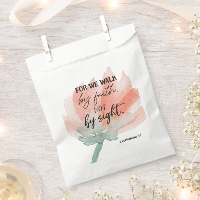 Bible verse Favour Bag (Clipped)