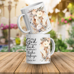 Bible Verse Floral Coffee Mug