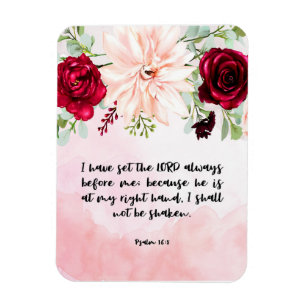 Bible verse Floral Magnet