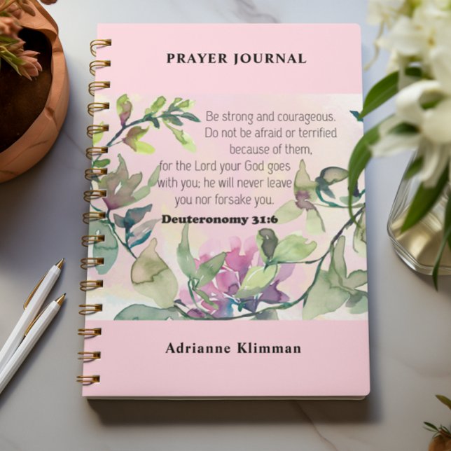  Bible Verse Floral Prayer Journal (Creator Uploaded)
