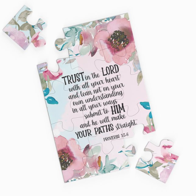 Bible verse floral Puzzle (Creator Uploaded)