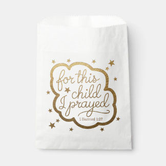 Bible verse from 1 Samuel 1:27 Favour Bags