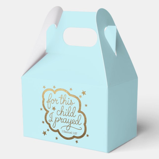 Bible verse from 1 Samuel 1:27 Favour Box (Front)
