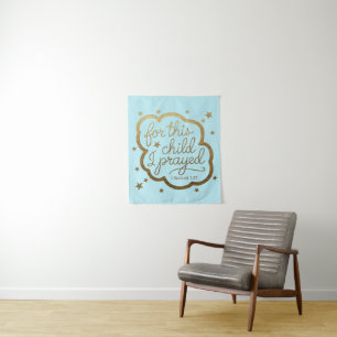 Bible verse from 1 Samuel 1:27 Tapestry
