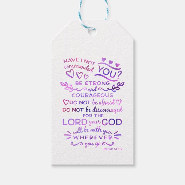 Bible Verse Gift Tag (Front)