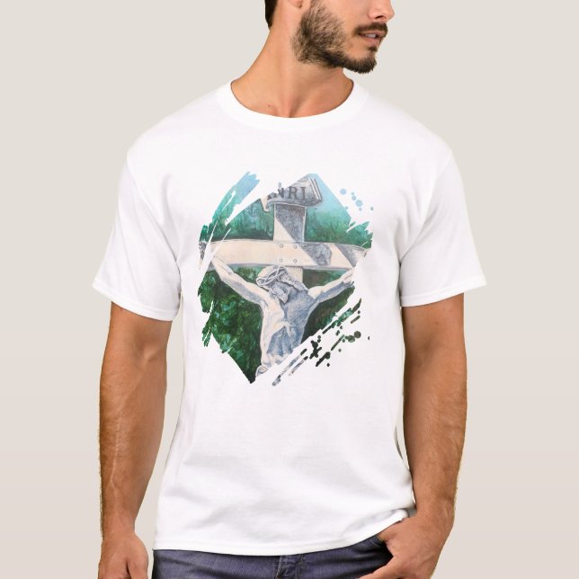 Bible Verse He Is Risen T-Shirt (Front)