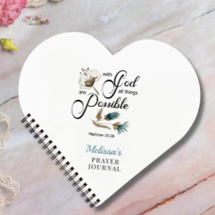 BIble Verse Heart Prayer  journal