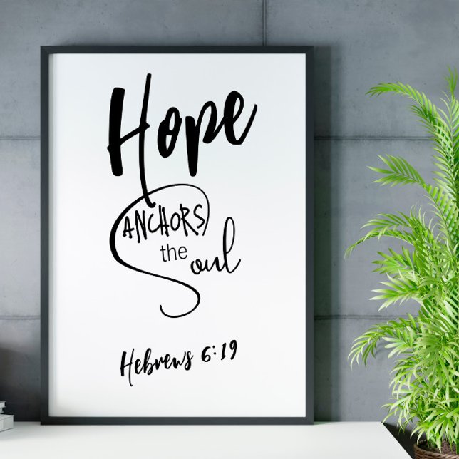 Bible verse Hebrews  Poster (Creator Uploaded)