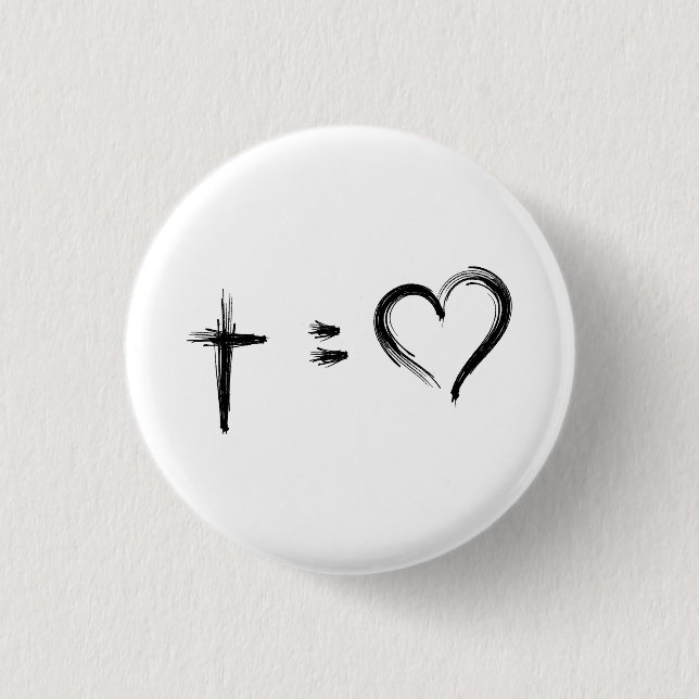 Bible Verse Illustration  Button (Front)