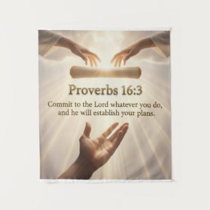 Bible Verse Inspired Tapestry