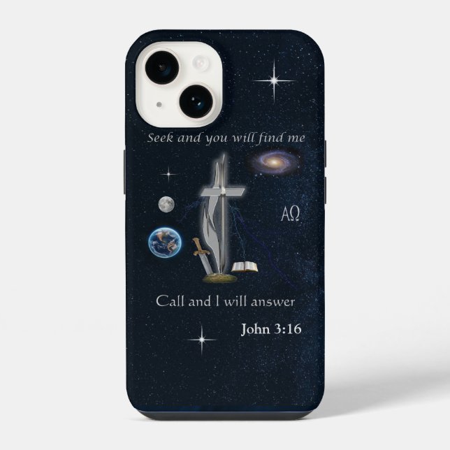 Bible verse iPhone case (Back)