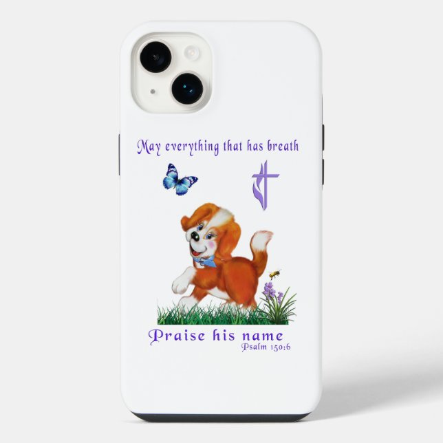 Bible verse iPhone case (Back)