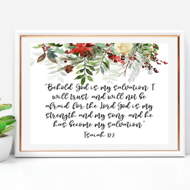 Bible verse Isaiah Christmas Poster (Creator Uploaded)