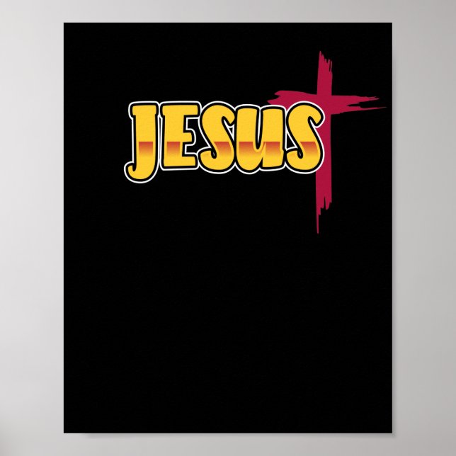Bible Verse  Jesus God Poster (Front)