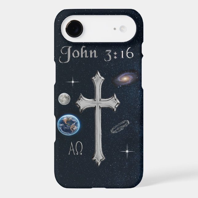 Bible Verse John 3:16 Case-Mate iPhone Case (Back)