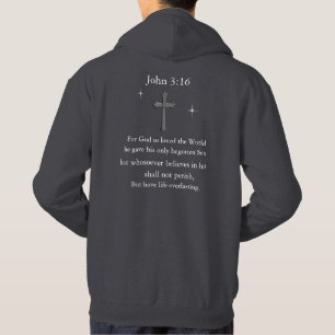 Bible Verse John 3:16 Hoodie