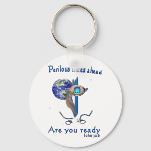 Bible Verse John 3:16 Key Ring