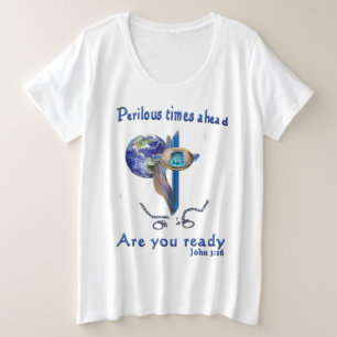 Bible Verse John 3:16 Plus Size T-Shirt