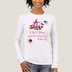 Bible Verse John 3:16 Tri-Blend Shirt