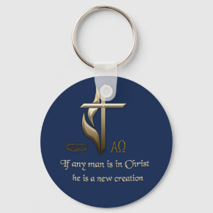 Bible verse key ring