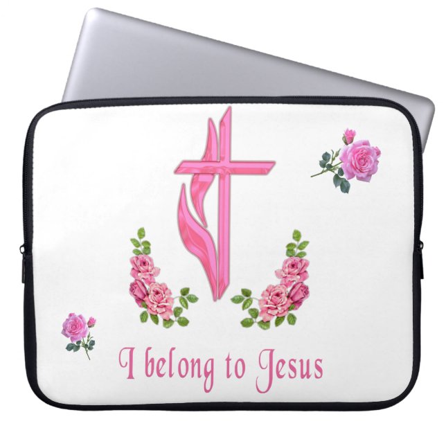 Bible Verse  Laptop Sleeve (Front)