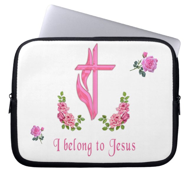 Bible Verse  Laptop Sleeve (Front)