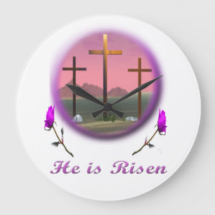 Bible verse large clock