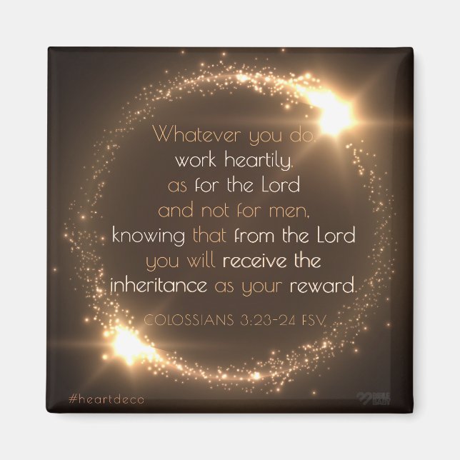Bible Verse Magnet - Colossians (Front)