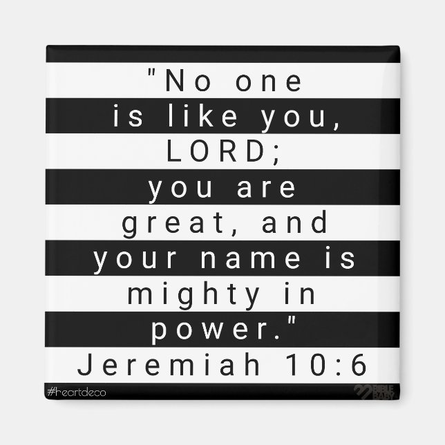 Bible Verse Magnet - Jeremiah (Front)