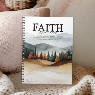 Bible Verse Matthew 17:20 Nature Notebook
