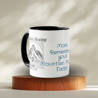  Bible Verse Mountain Moving Faith Personalize Mug