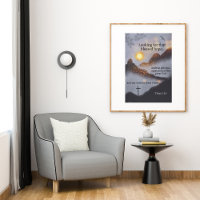 Bible Verse Mountain Sunset