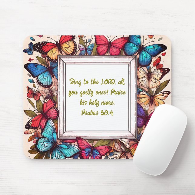 Bible Verse  Mouse Pad (With Mouse)