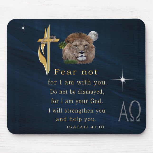 Bible Verse Mouse Pad (Front)