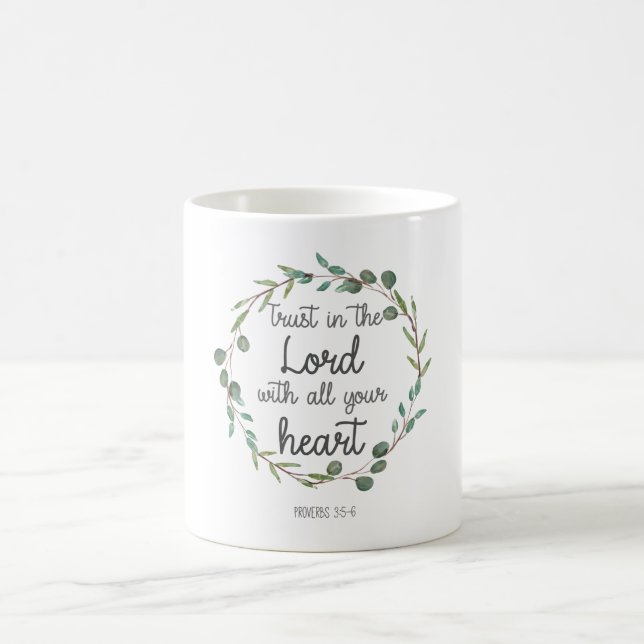 Bible Verse Mug Trust in the Lord (Center)