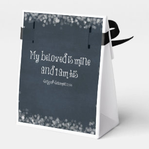 Bible Verse : My Beloved is Mine and I am His Favour Box
