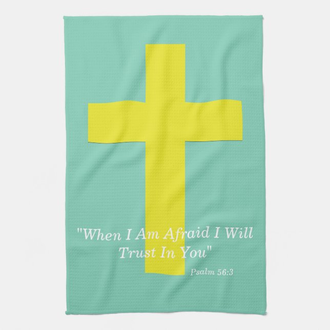 Bible Verse Personalised Kitchen Towel (Vertical)